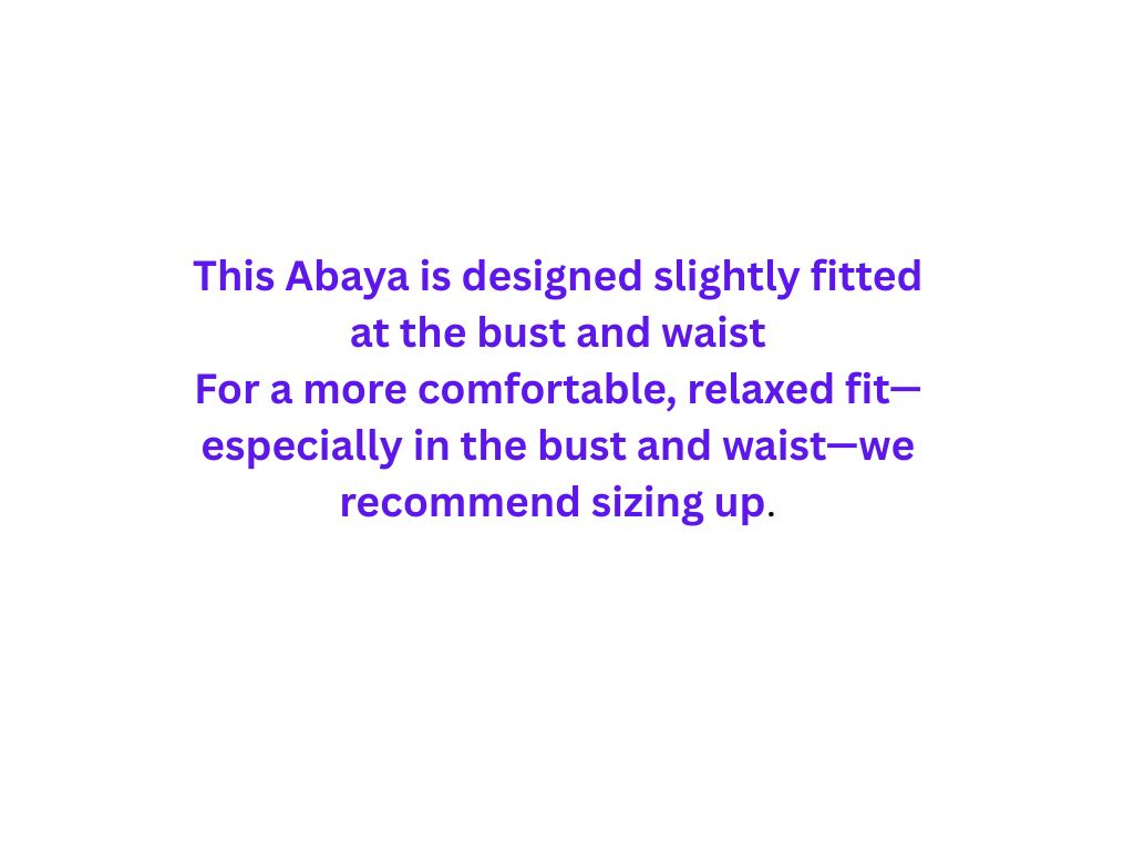 Zahra Signature Abaya