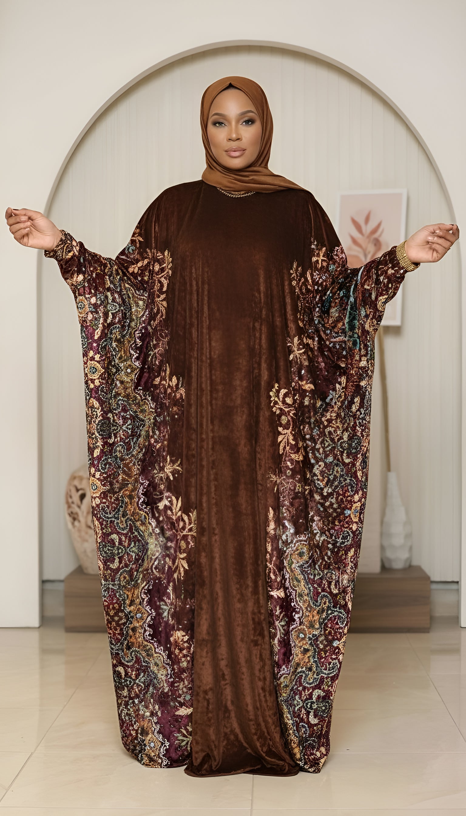 Sakinah Velvet Prayer Dress