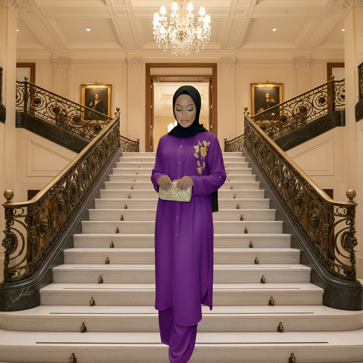 Maxi Floral Two-Piece Set