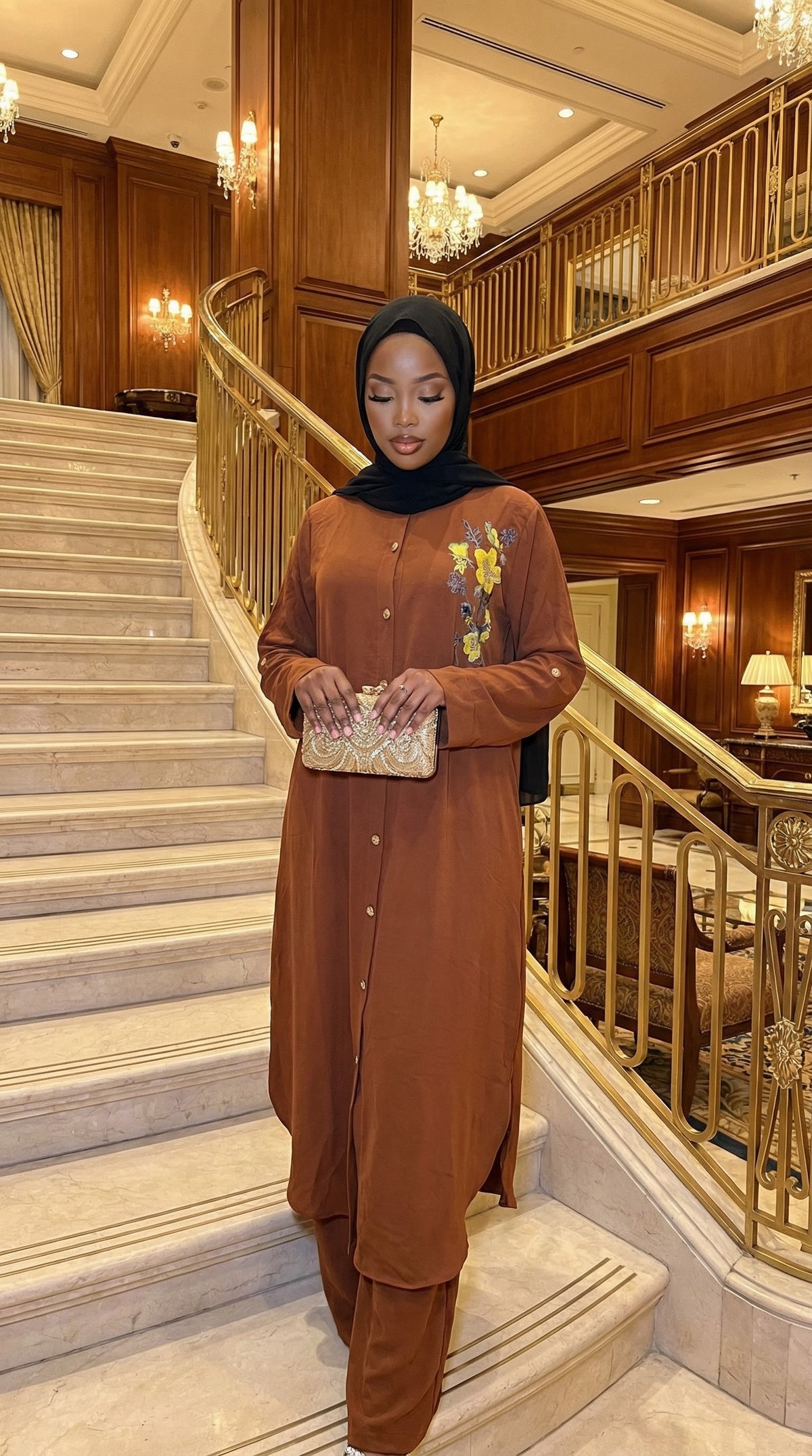 Maxi Floral Two-Piece Set