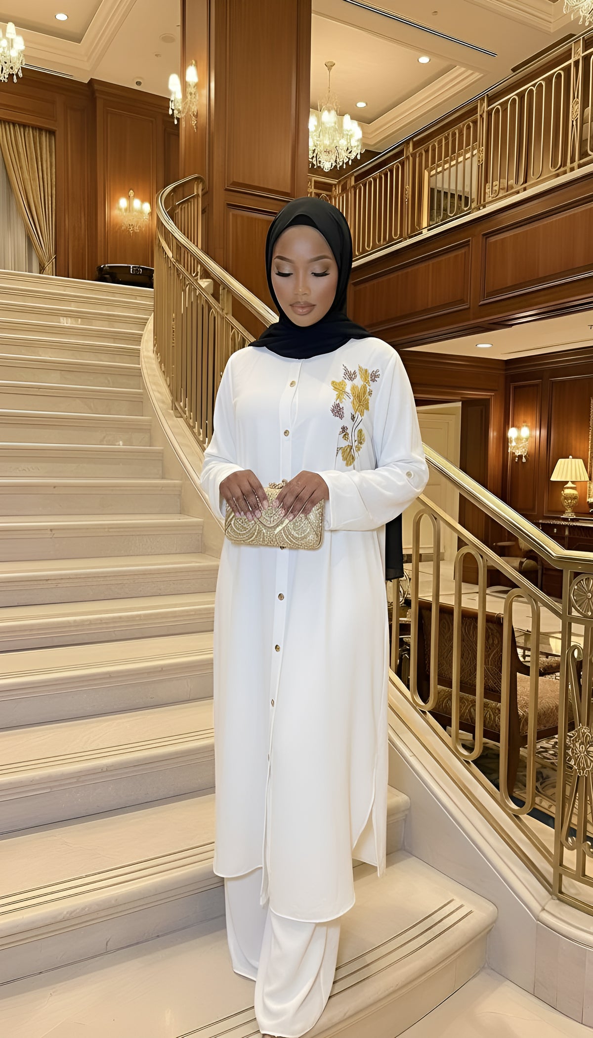 Maxi Floral Two-Piece Set