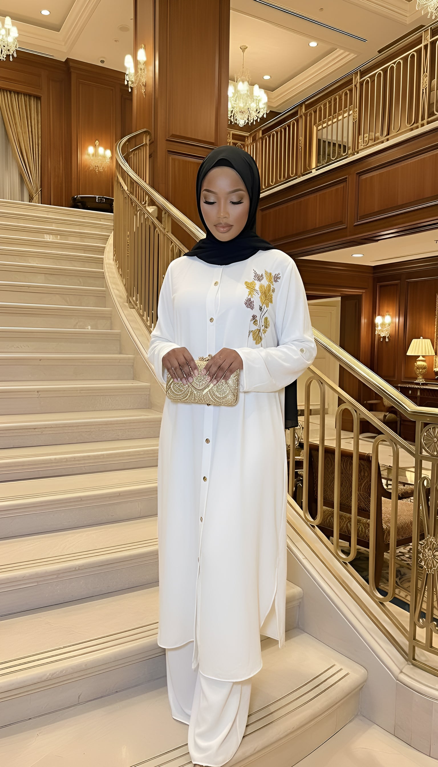 Maxi Floral Two-Piece Set