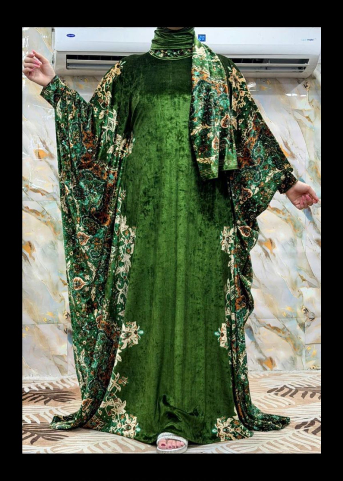 silk prayer dress Prayer Set Dress